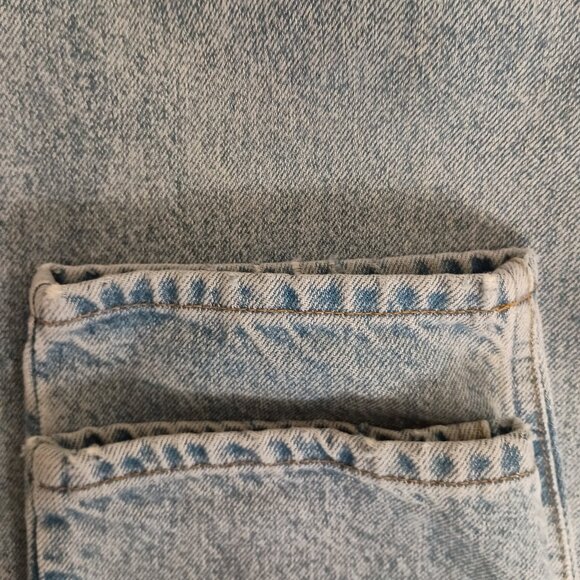 Gap Y2K Vintage No 9 Reverse Fit High Rise Light Blue Denim Jeans Women’s 10 - Picture 12 of 16